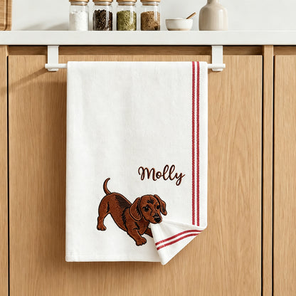 Personalized Embroidered Kitchen Towel