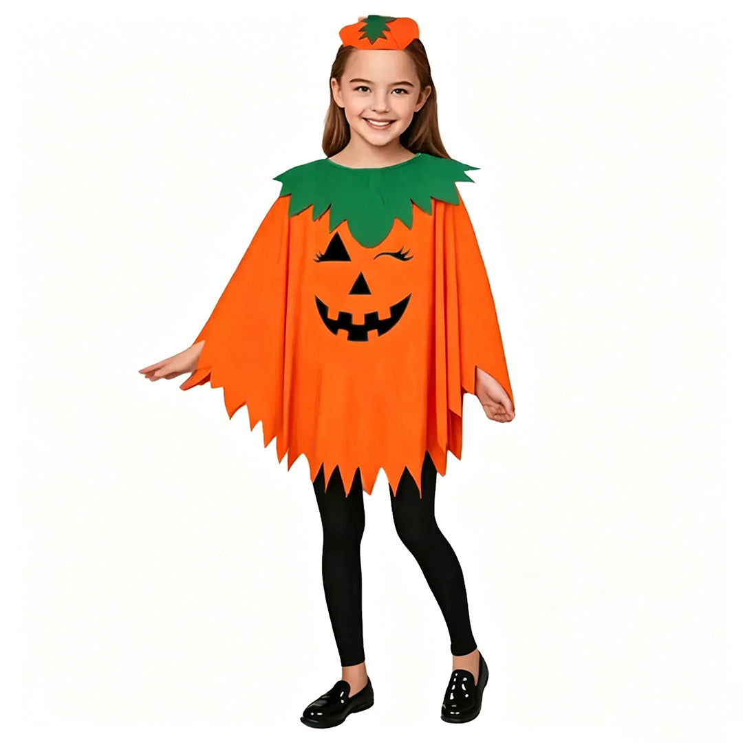 Puptailor Halloween Pumpkin Costume Set Suitable for Adults, Children, and Pets