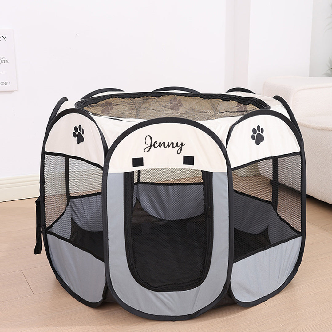 Personalized Foldable & Portable Pet Tent