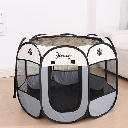 Personalized Foldable & Portable Pet Tent