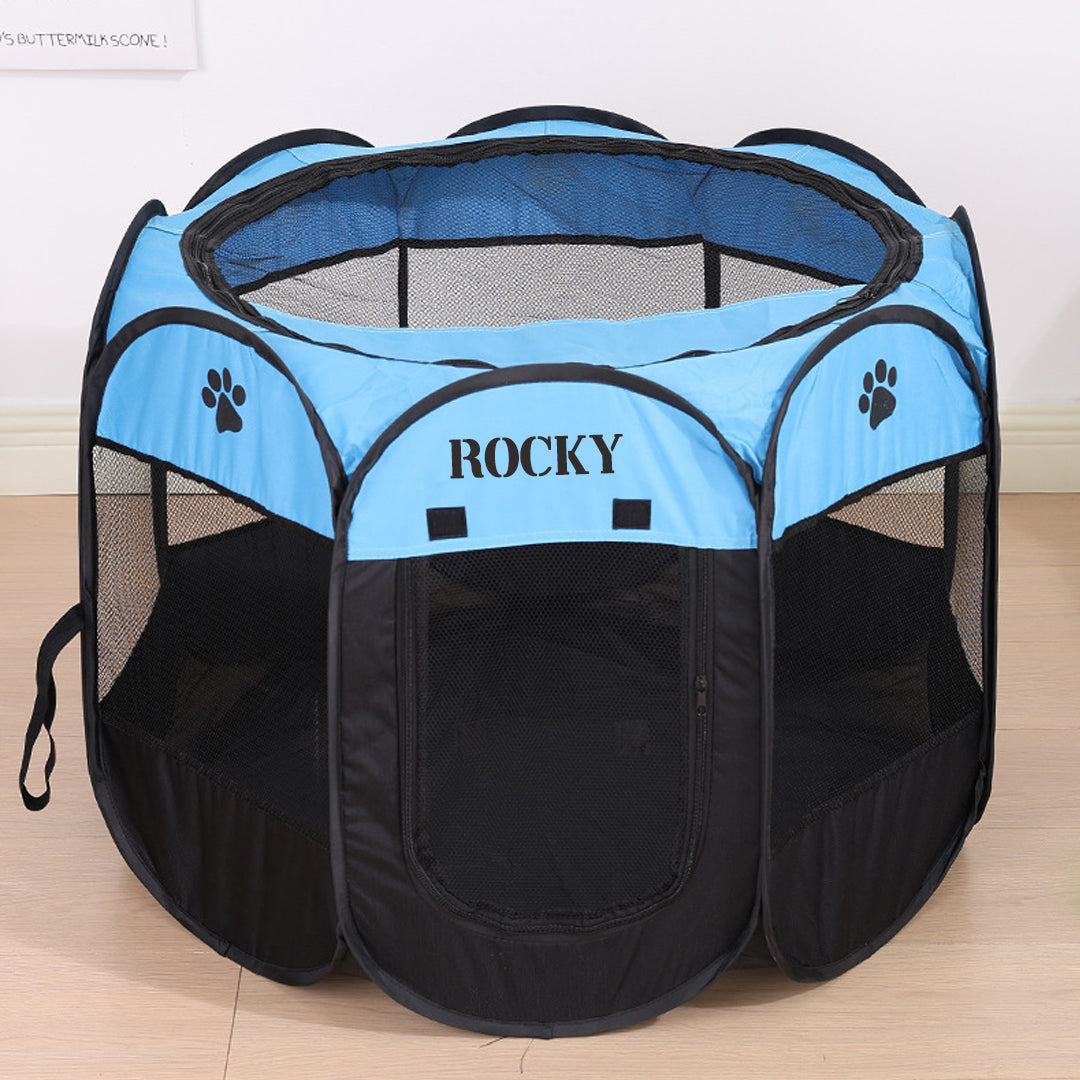 Personalized Foldable & Portable Pet Tent