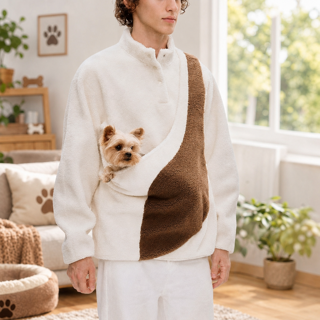 Custom Embroidered Fleece Pet Carrier Sweater