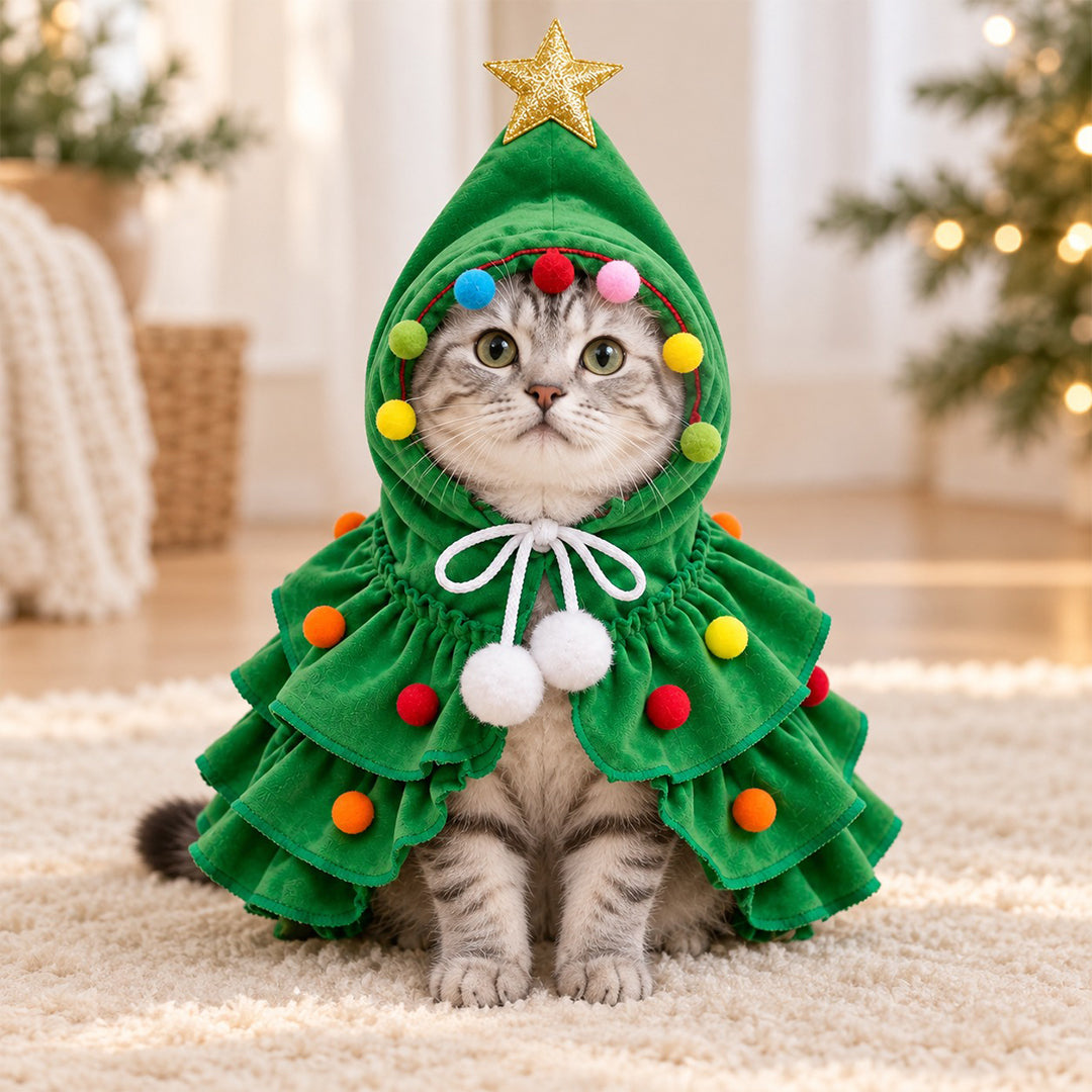 Christmas Tree Costume for Dogs & Cats