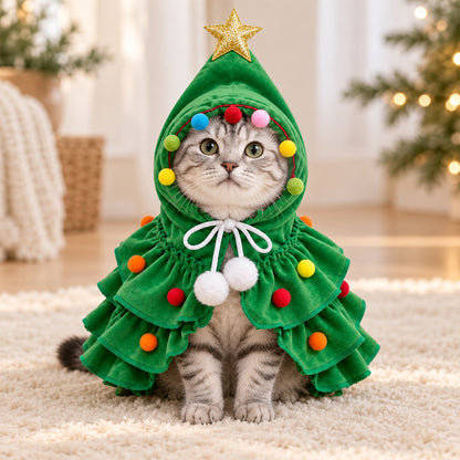 Christmas Tree Costume for Dogs & Cats