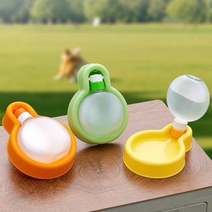 Portable Dog Water Bottle with Foldable Drinking