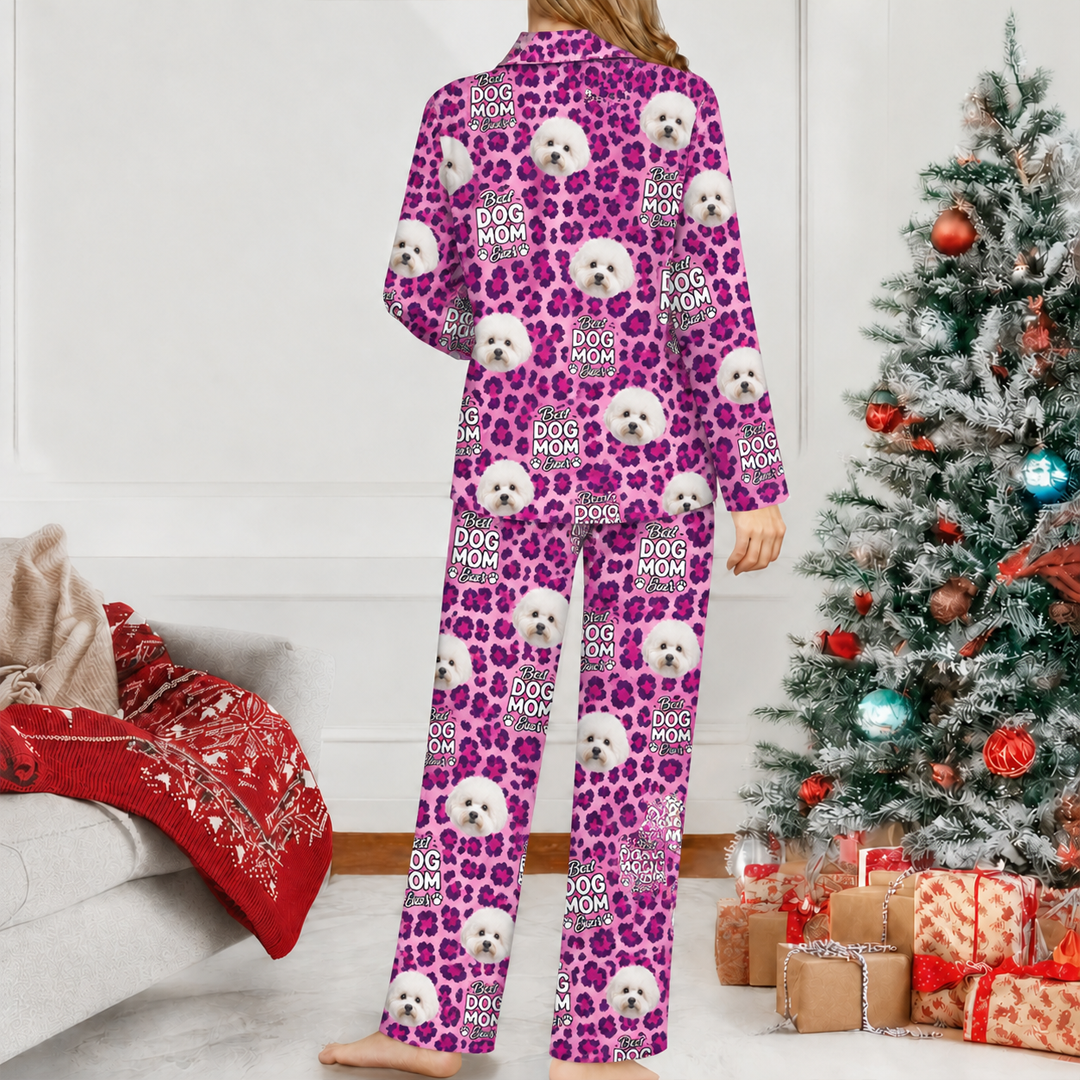 Custom Leopard Pet Portrait Pajamas