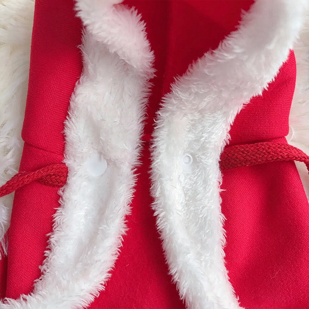 Personalized Velvet Christmas Pet Cape