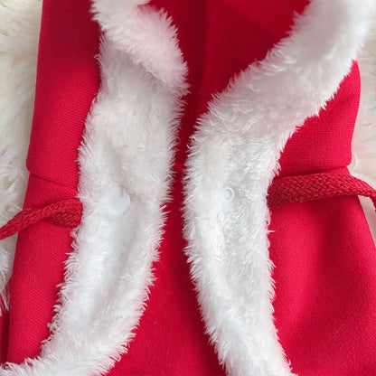 Personalized Velvet Christmas Pet Cape