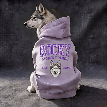 Personalized Dog Patchwork Embroidered Hooded