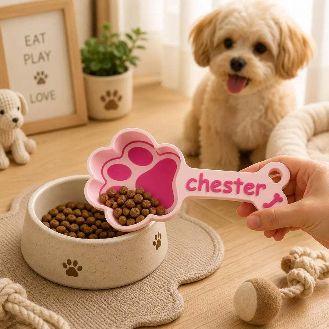 Personalized 3D-printed Pet Feeding Scoop