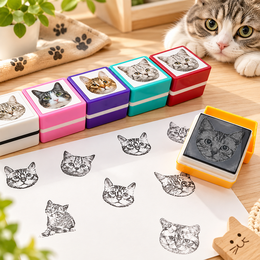 Custom Pet Portrait Stamp