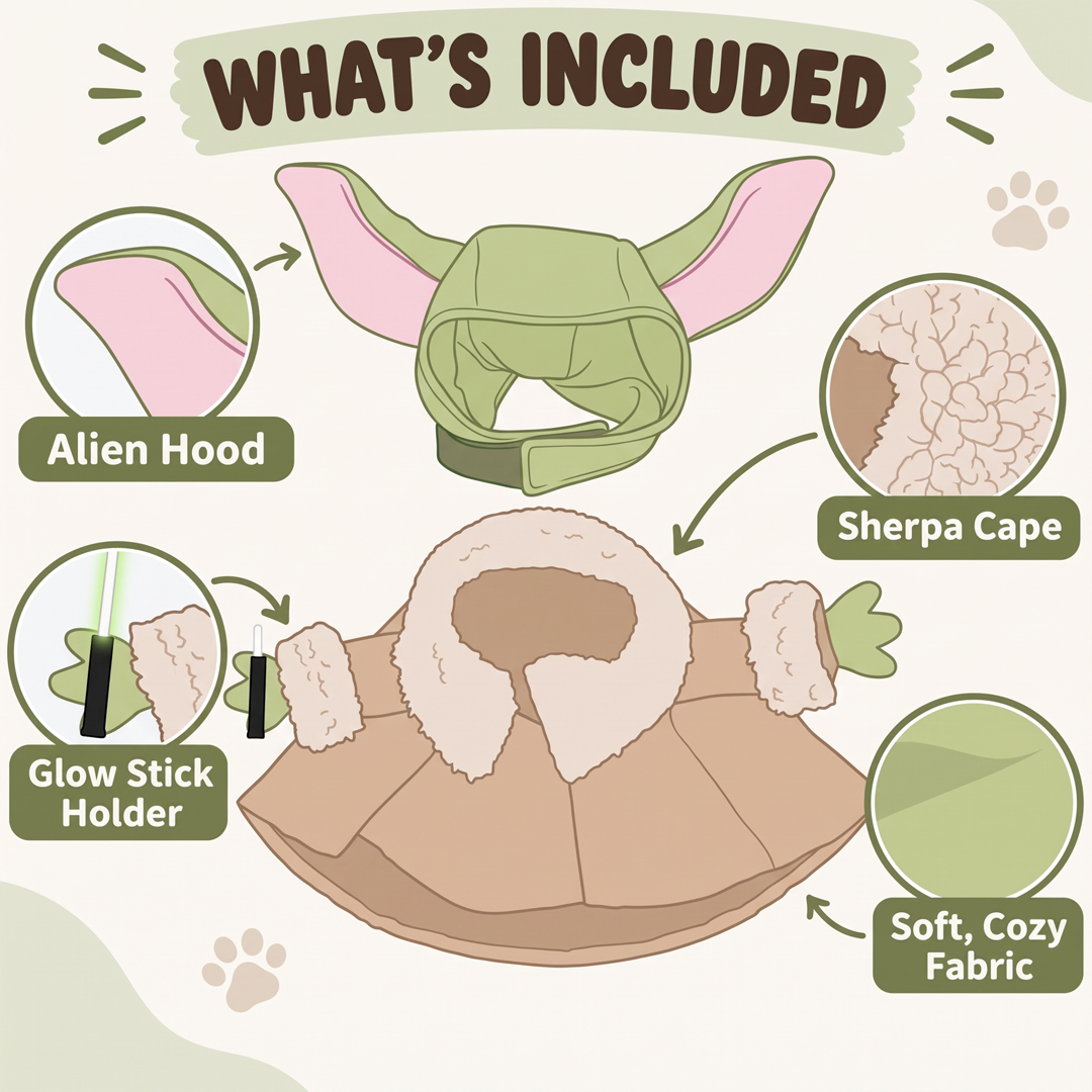 Personalized Alien Pet Costume