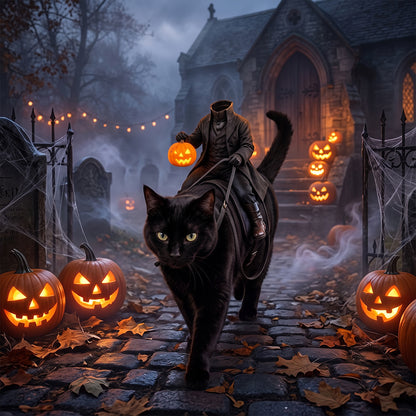Puptailor Headless Horseman Pet Halloween Costume