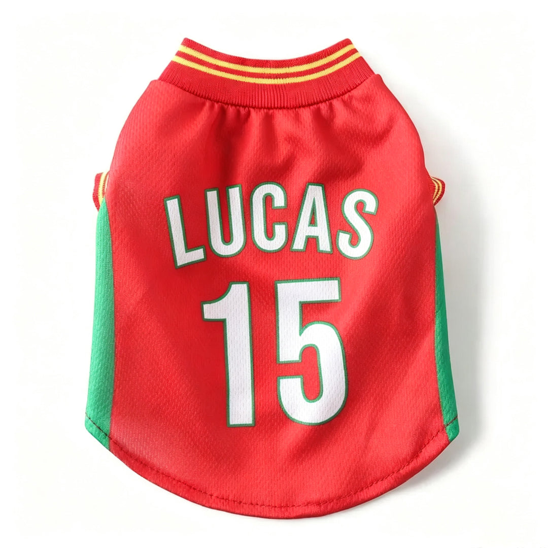 Personalized Dog Jersey with Name Number