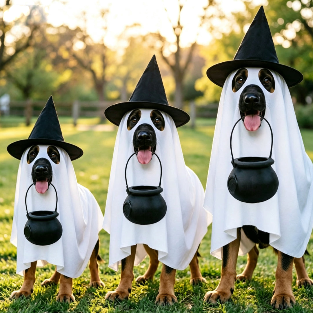 Puptailor Halloween Ghost Costume for Dogs