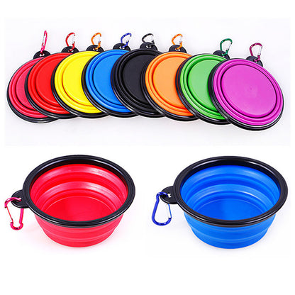 Portable 2-in-1 Pet Water & Food Cup for Outdoor