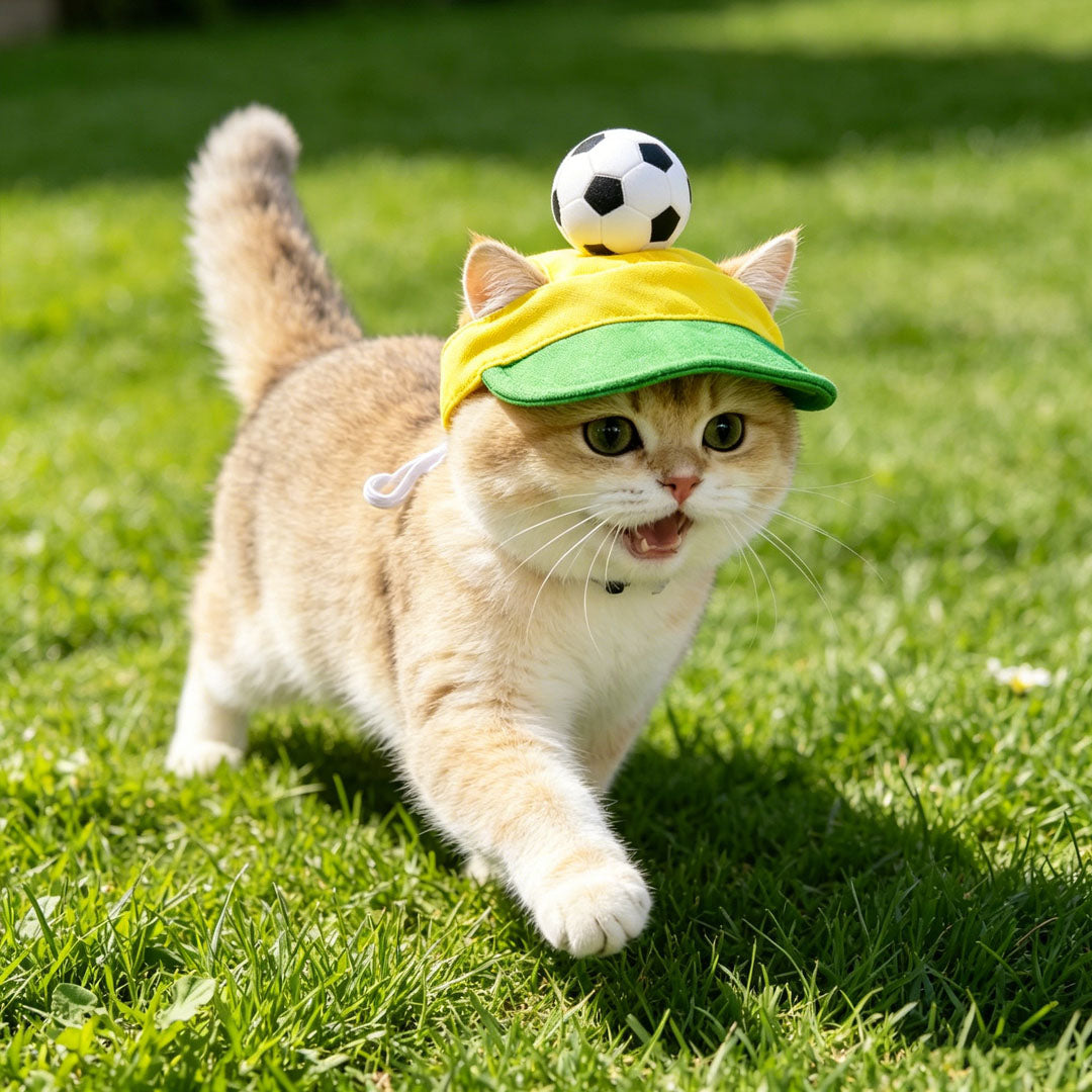 Personalized Custom Pet Hat With Football