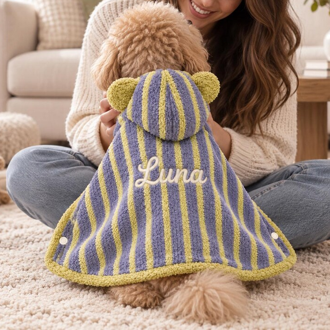 Personalized Hooded Pet Cape