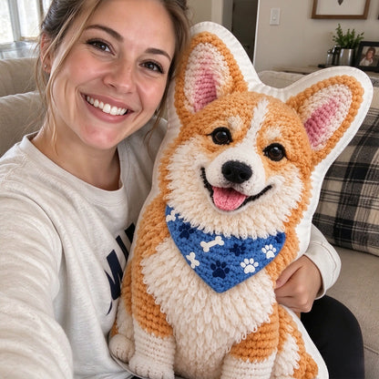 Custom Pet-Shaped Photo Pillow