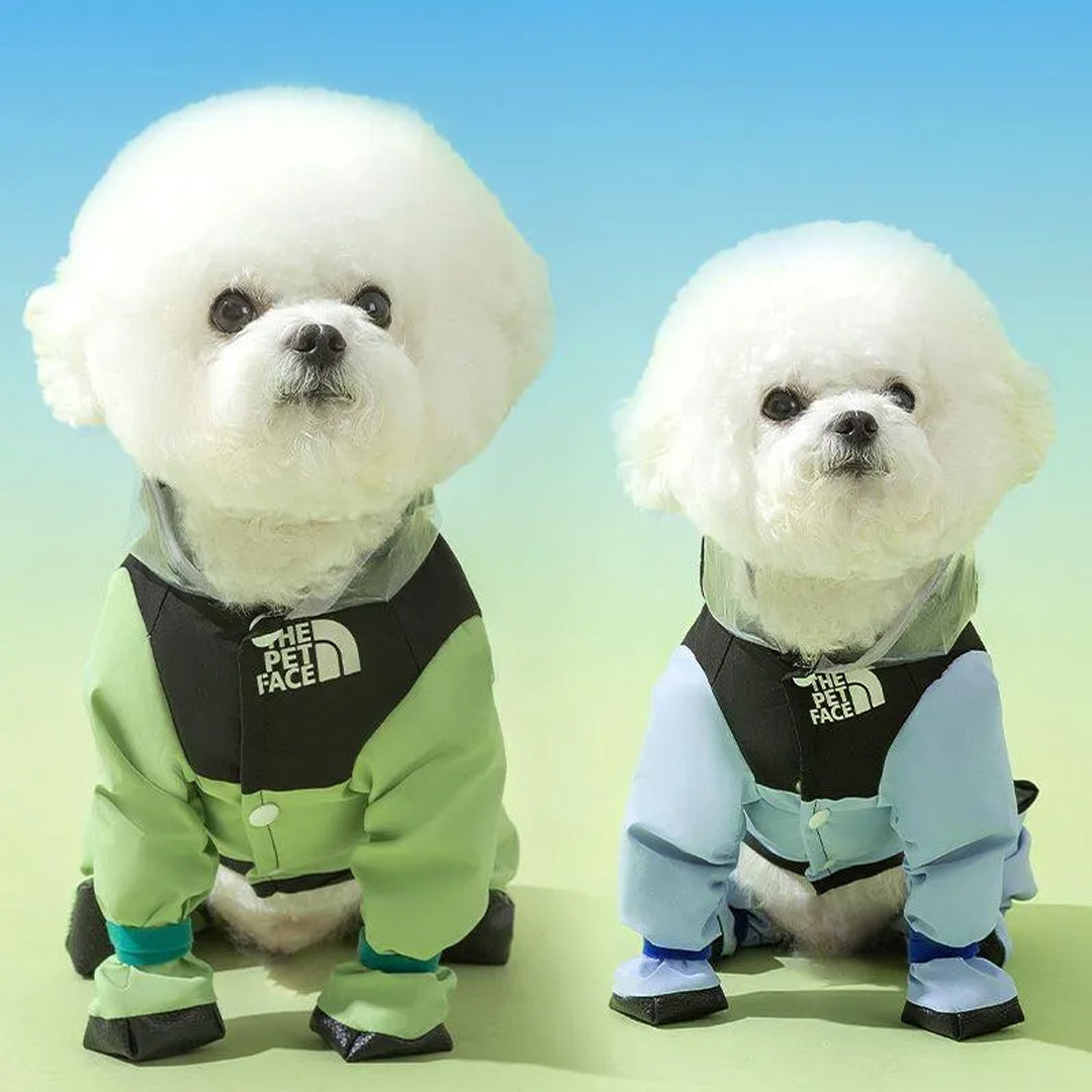 Personalized Full-Coverage Dog Raincoat