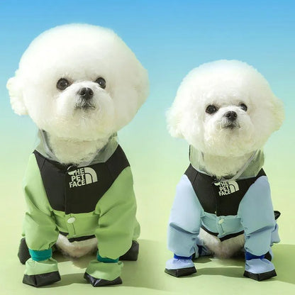 Personalized Full-Coverage Dog Raincoat