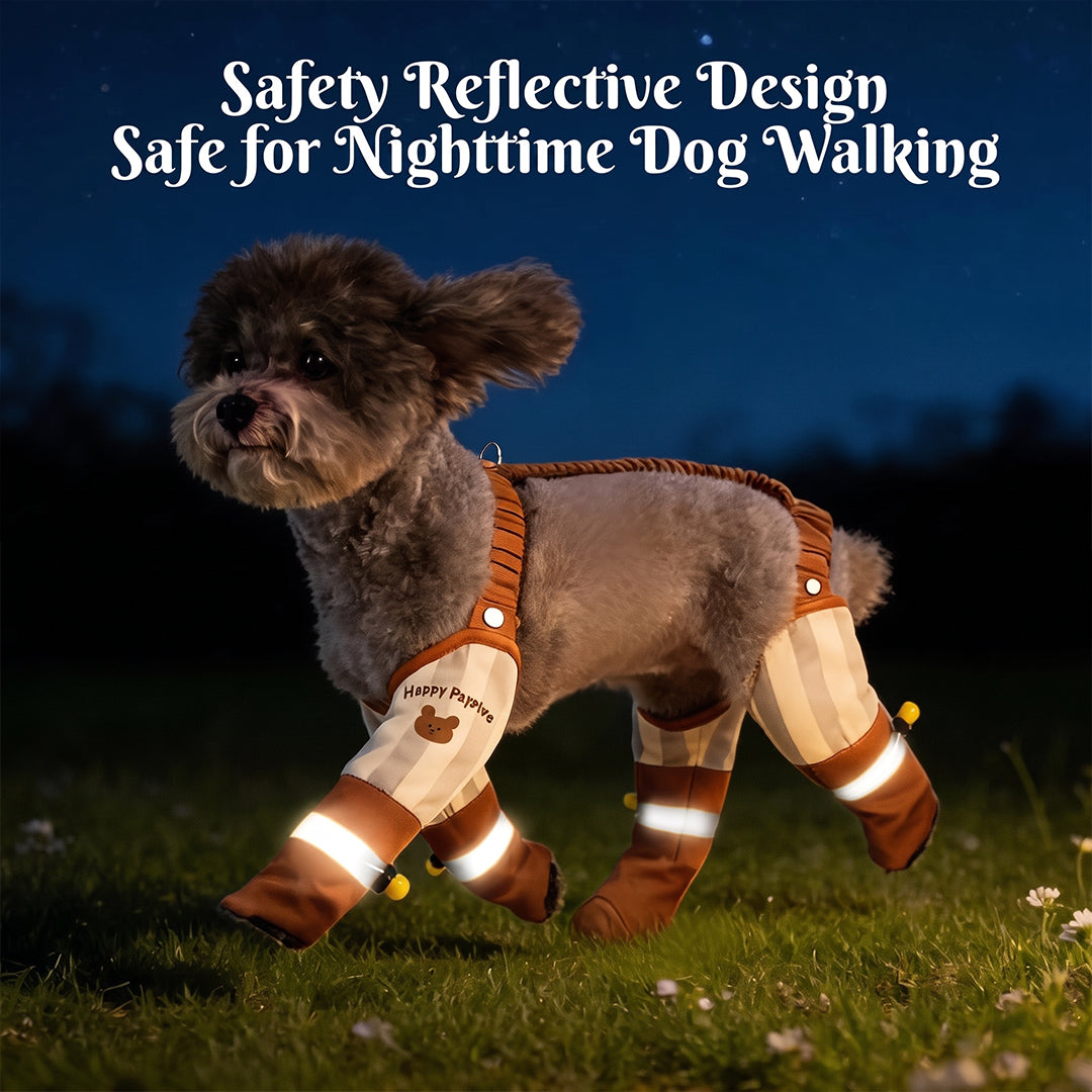 Custom Name Dog Waterproof Leggings Boots