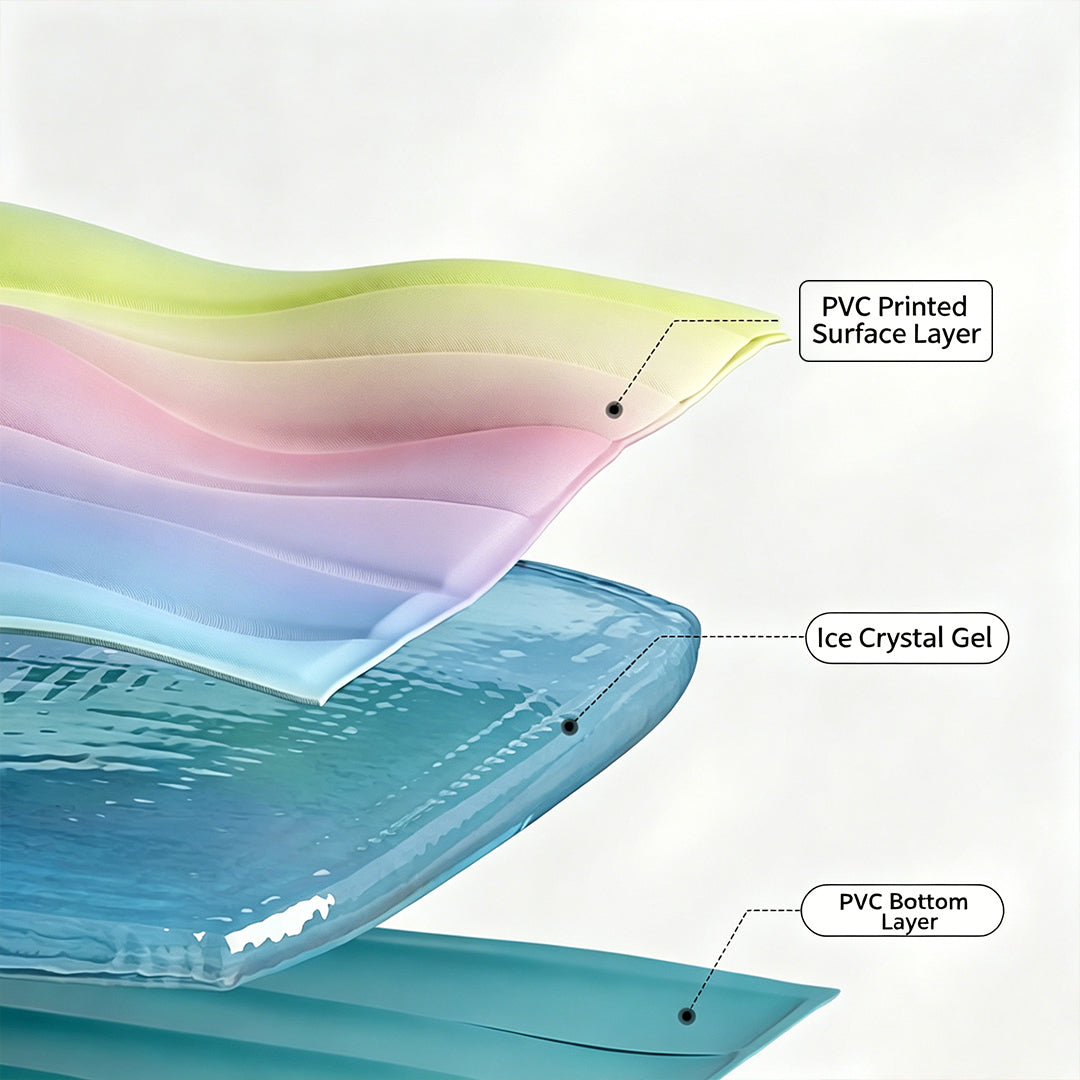 Custom Rainbow Pet Cooling Mat