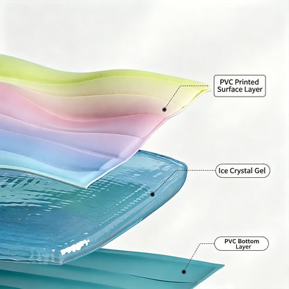 Custom Rainbow Pet Cooling Mat