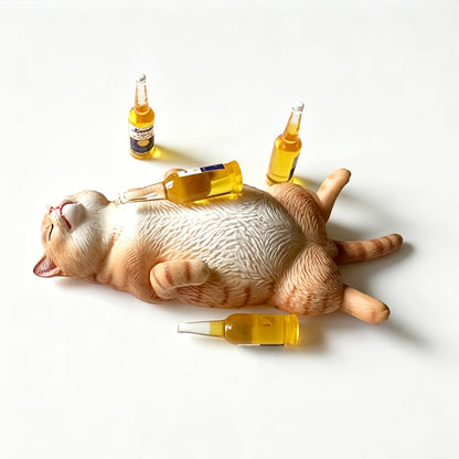 Puptailor Drunken Dog and Cat Car Ornament