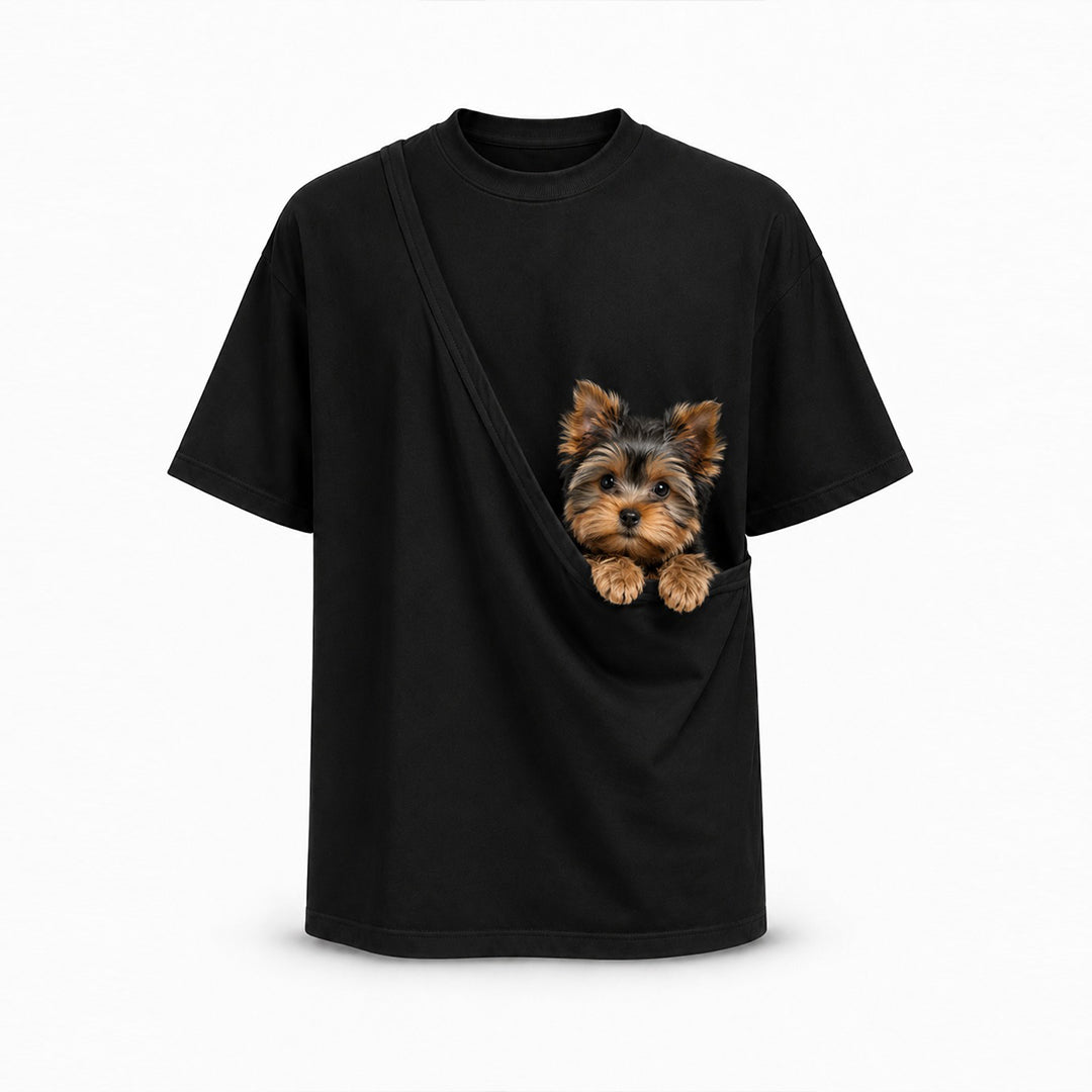 Solid Color Pet Carrier T-Shirt