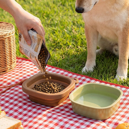 Portable Pet Feeding Water Bowl