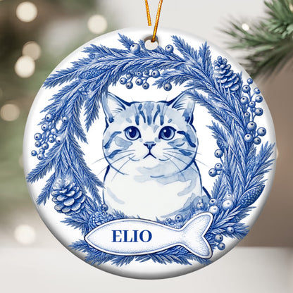 Personalized Pet Nameplate Christmas Ornament
