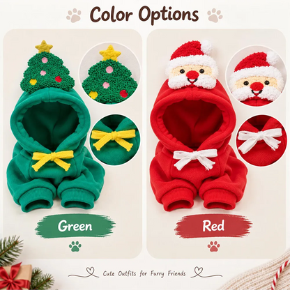Personalized Embroidered Christmas Pet Hoodie