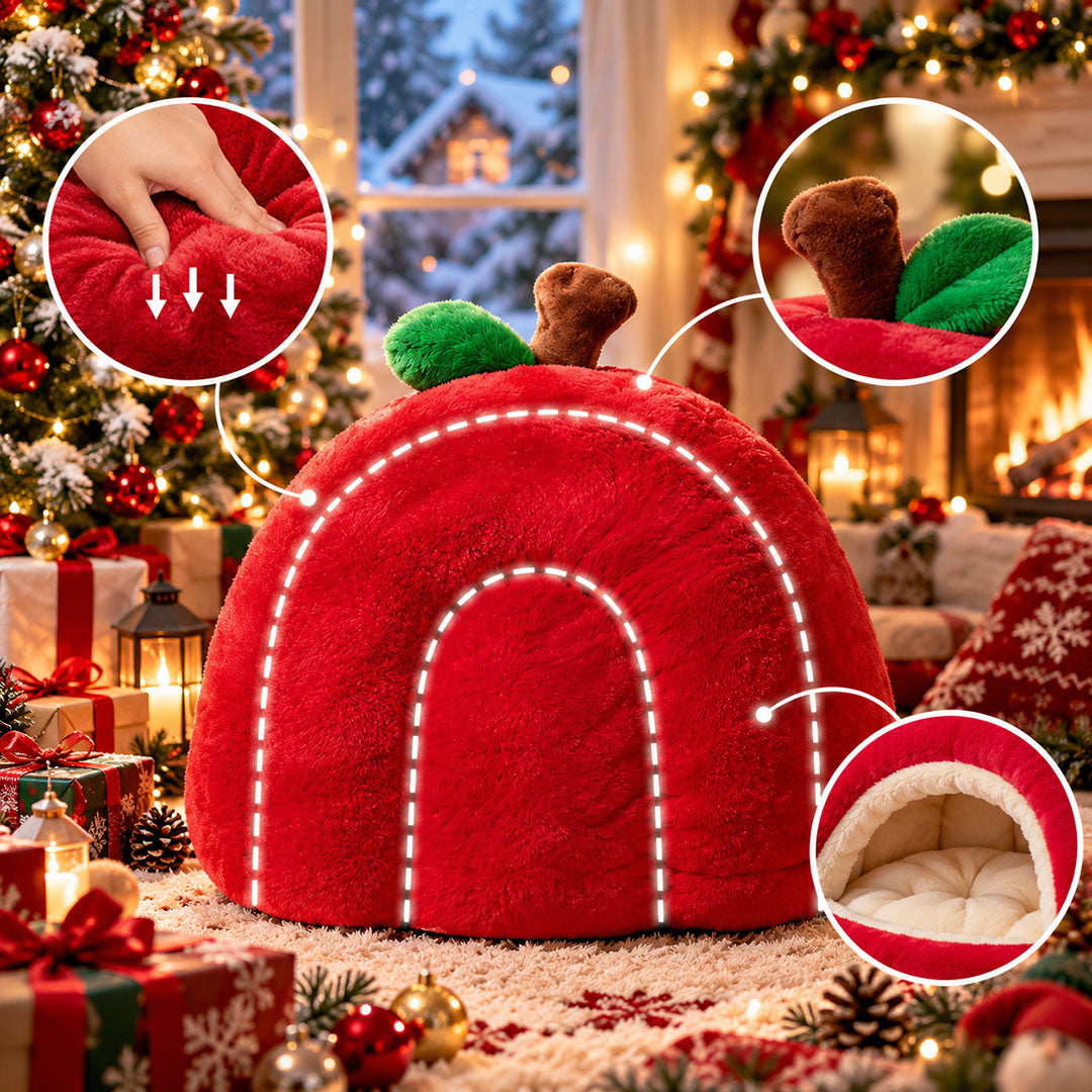Christmas Apple Pet Bed