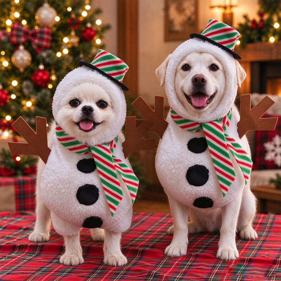 Snowman Costume for Small Dogs