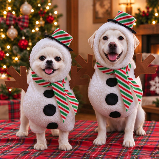 Snowman Costume for Small Dogs