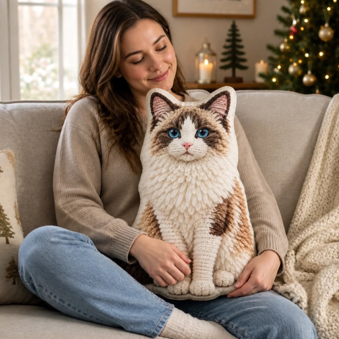 Custom Pet-Shaped Photo Pillow