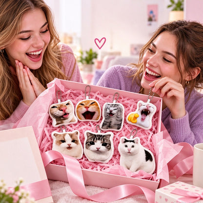 Personalized Sound-Making Pet Meme Keychain