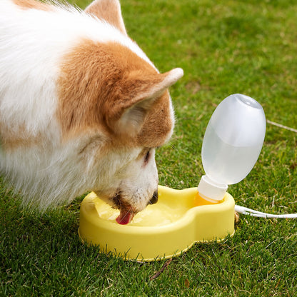 Portable Dog Water Bottle with Foldable Drinking