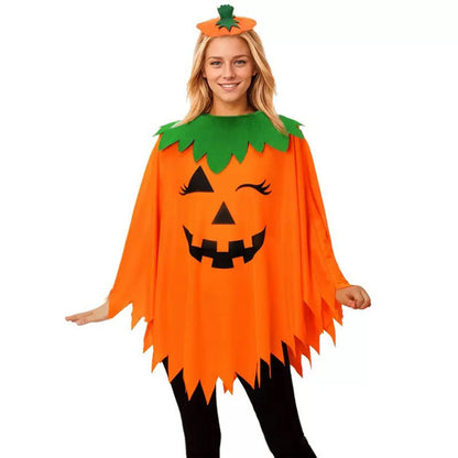 Puptailor Halloween Pumpkin Costume Set Suitable for Adults, Children, and Pets