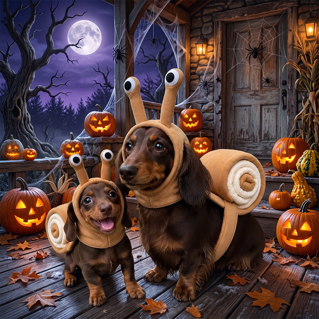 Puptailor Cute Snail Costume for Halloween Pets
