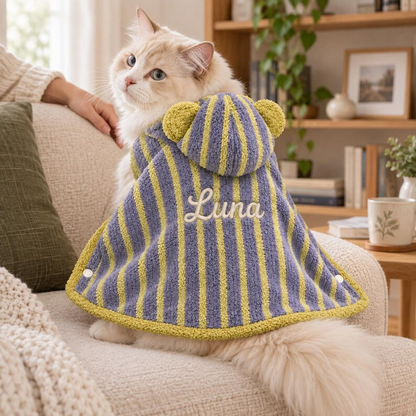 Personalized Hooded Pet Cape