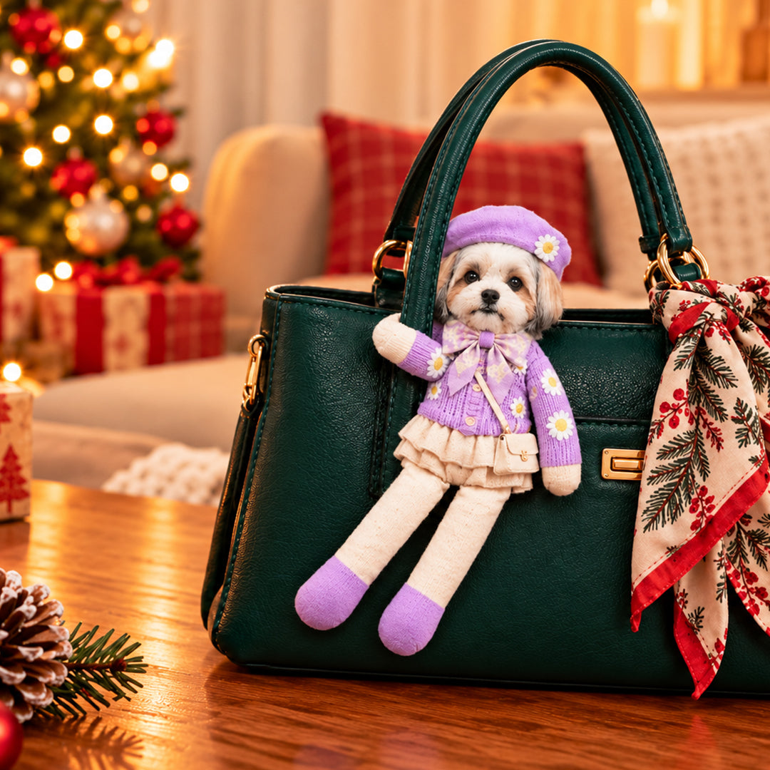 Personalized Funny Fashion Pet Poseable Plush Doll with Pet Photos