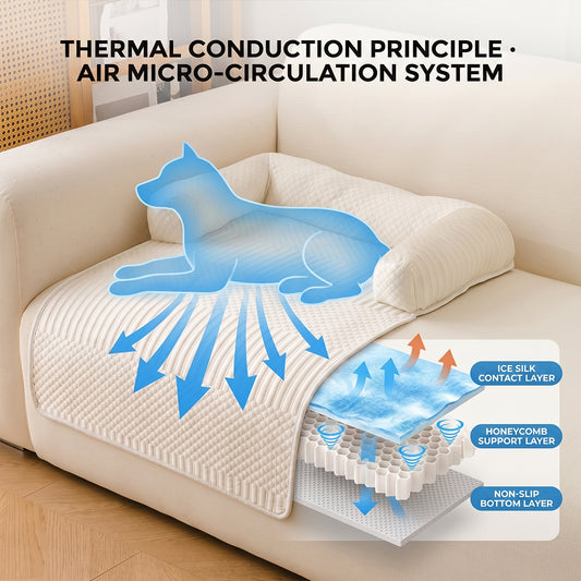 Personalized Ice-Silk Cooling Pet Mat