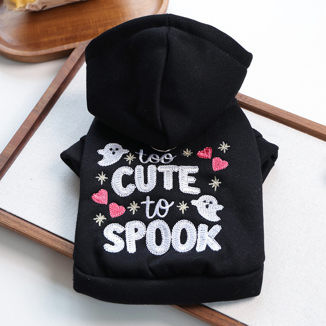 Puptailor Personalized Halloween Embroidered Pet Hoodie
