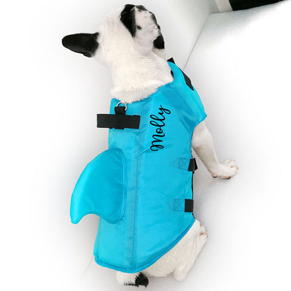 Personalized Shark Fin Dog Life Jacket