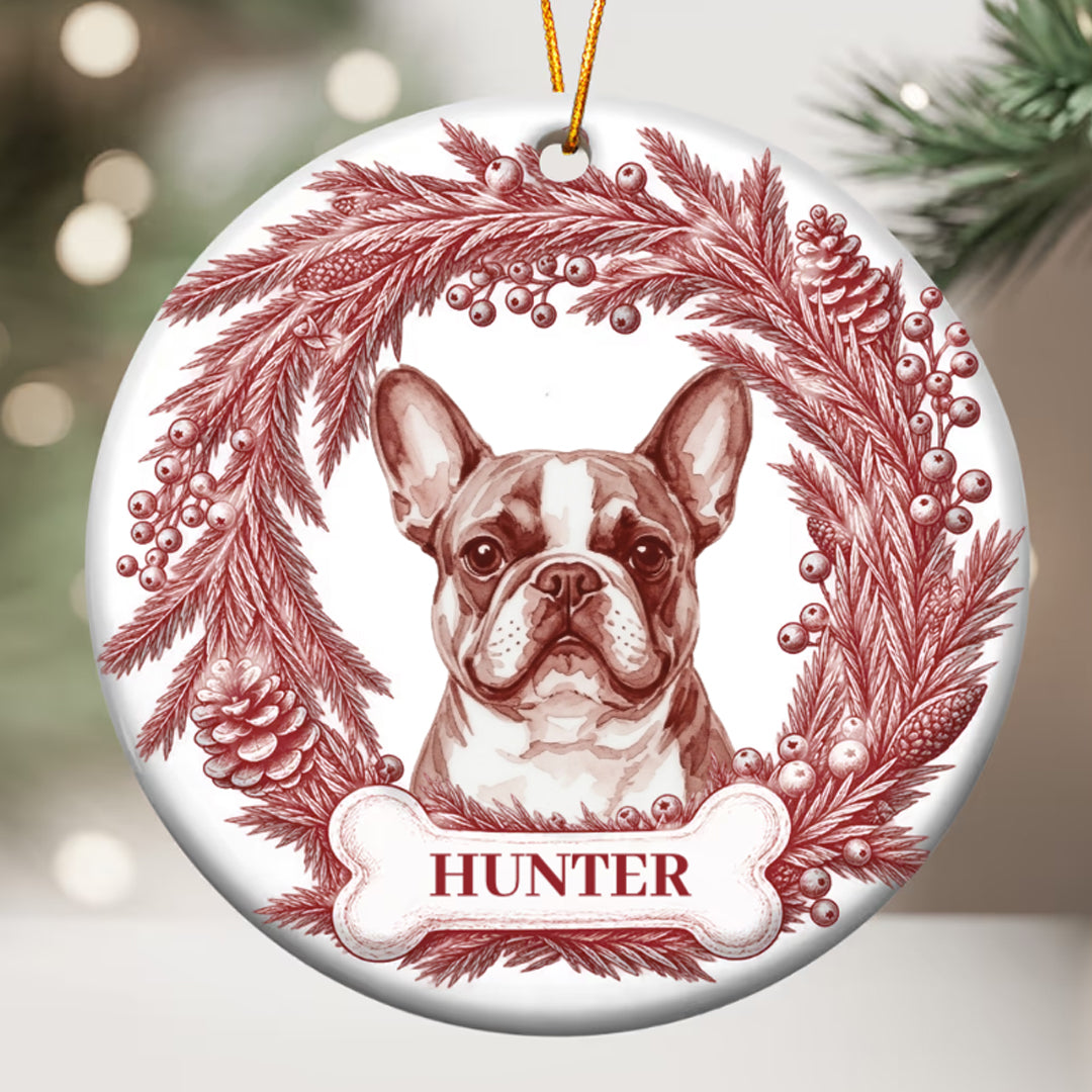 Personalized Pet Nameplate Christmas Ornament
