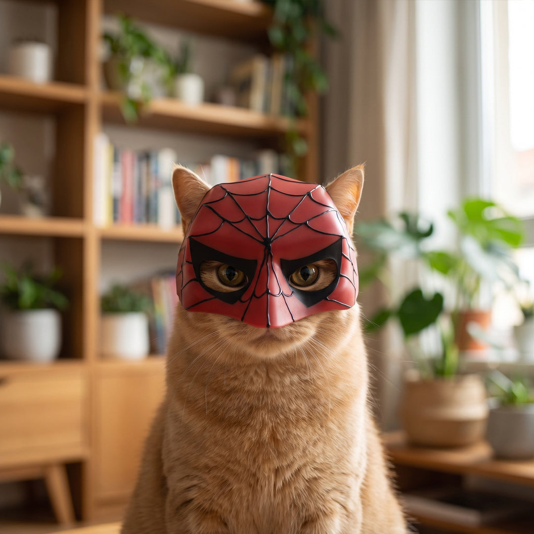 Puptailor Cat Mask Costume Props Pet Supplies