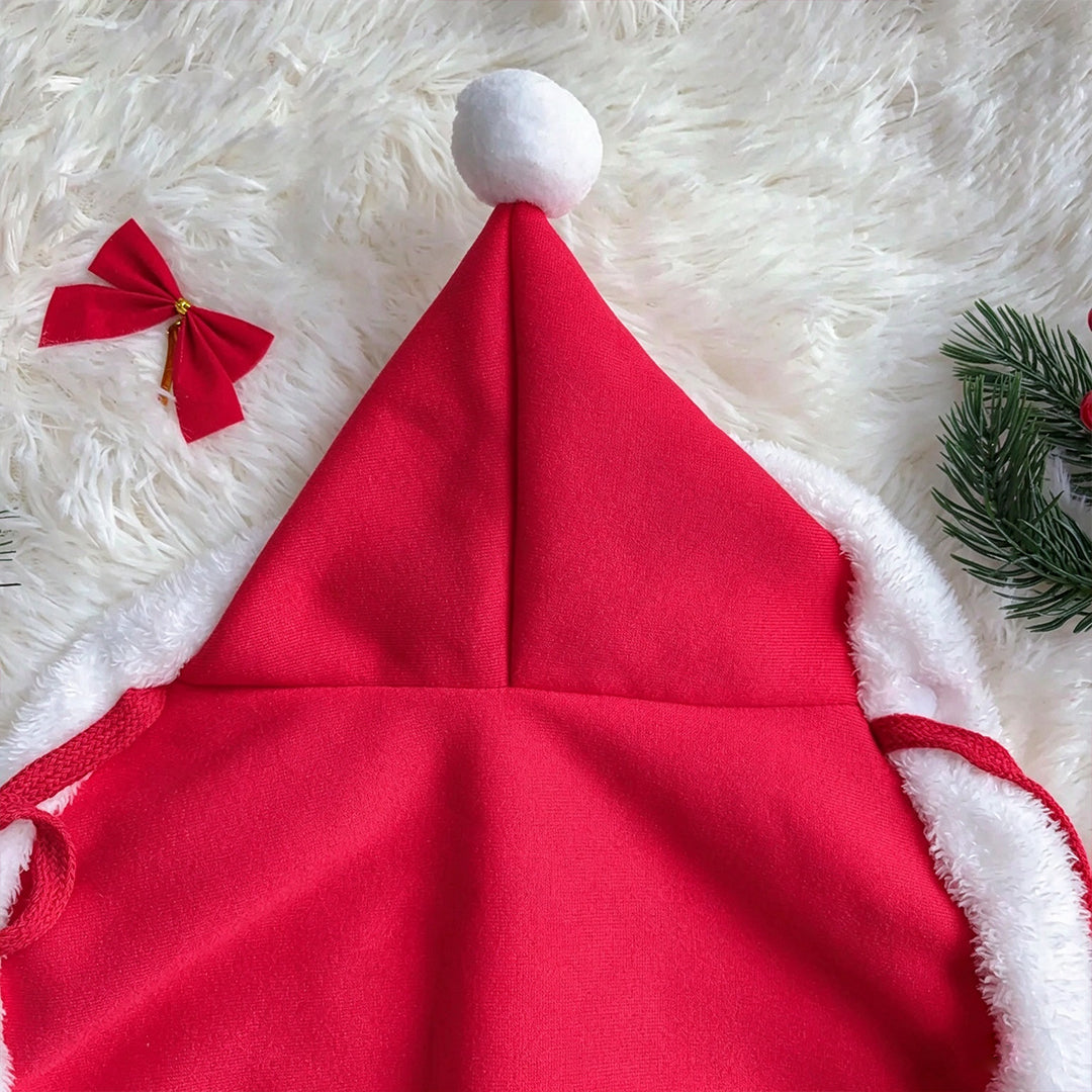 Personalized Velvet Christmas Pet Cape