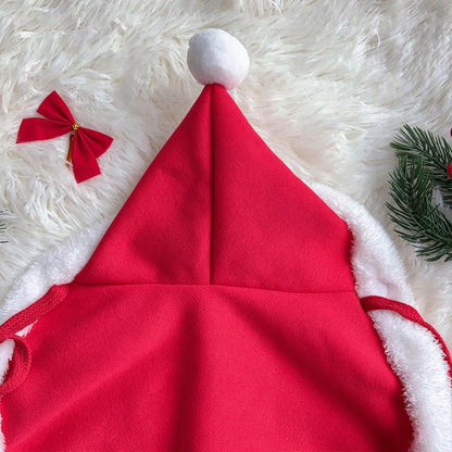 Personalized Velvet Christmas Pet Cape